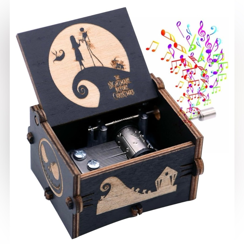 Nightmare before Christmas, laser etched musical box